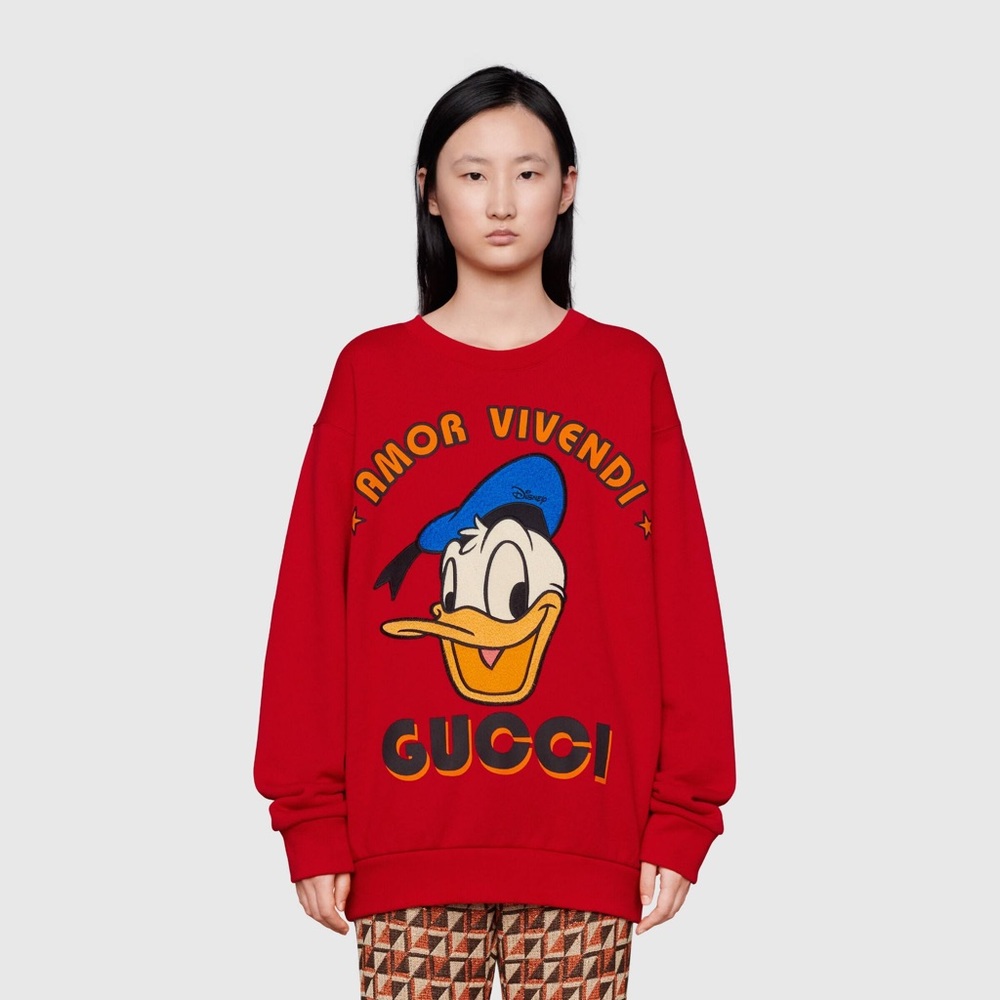 Gucci X Disney Donald Duck sweatshirt XS NWT.